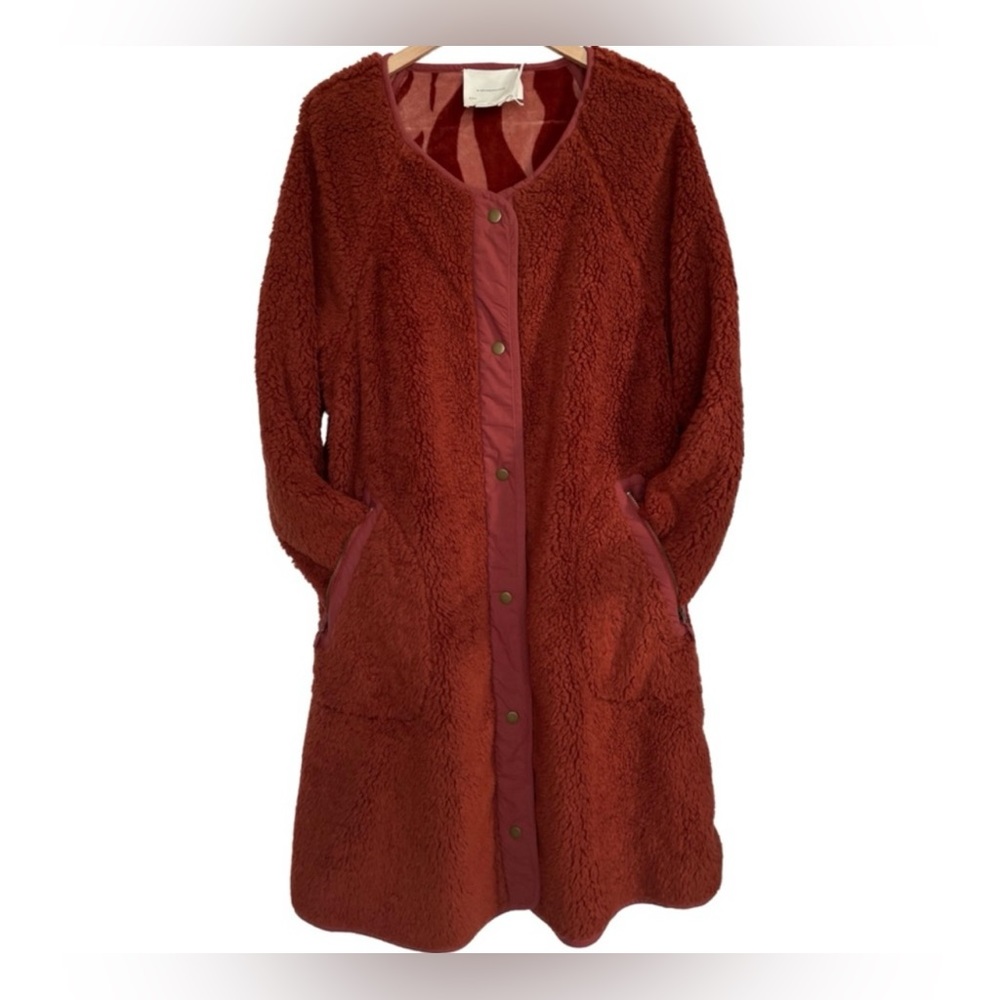 Anthropologie Margot Reversible Sherpa Coat - Picture 6 of 15